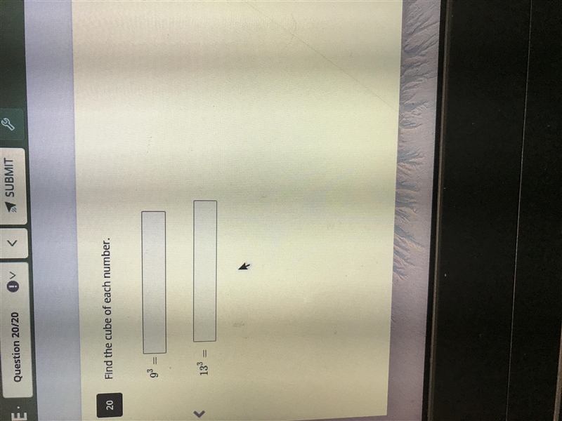 Find the cube of each number-example-1