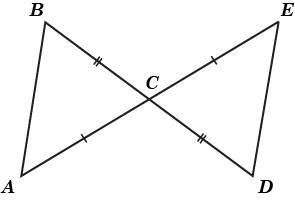 Which postulate or theorem proves that △ABC and △EDC are congruent? ​HL Congruence-example-1