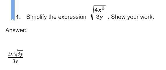 Last question! I need help with showing my work! I already have the answer in the-example-1