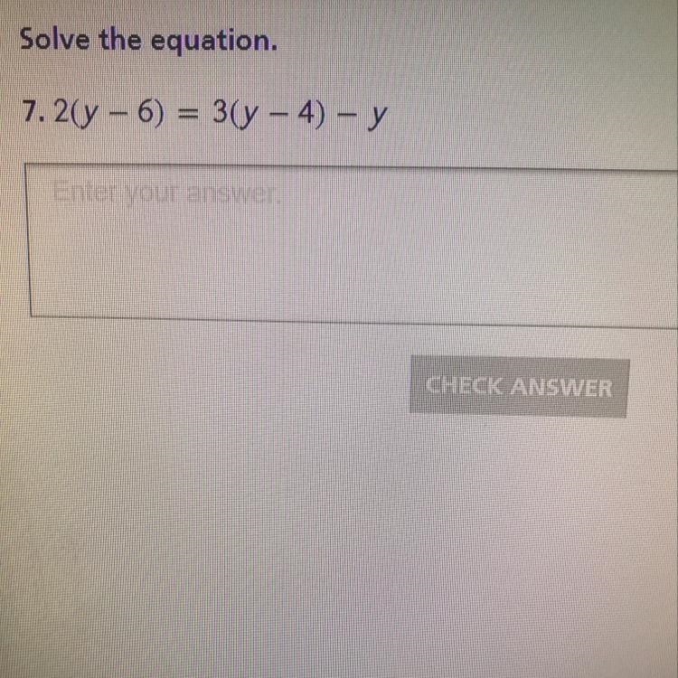 2(y - 6) = 3(y - 4) - y-example-1