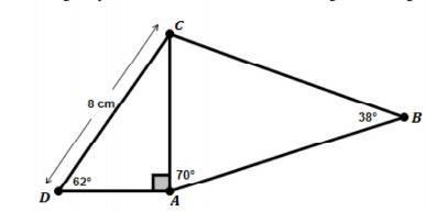 URGENT!! LAW OF SINES WORK 1. Using the provided measures determine the measure of-example-1