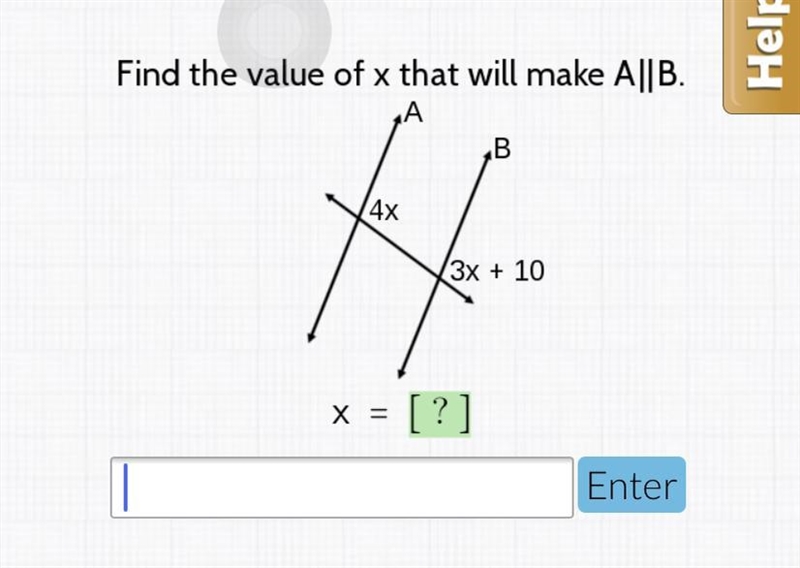 I need to find the value of x-example-1