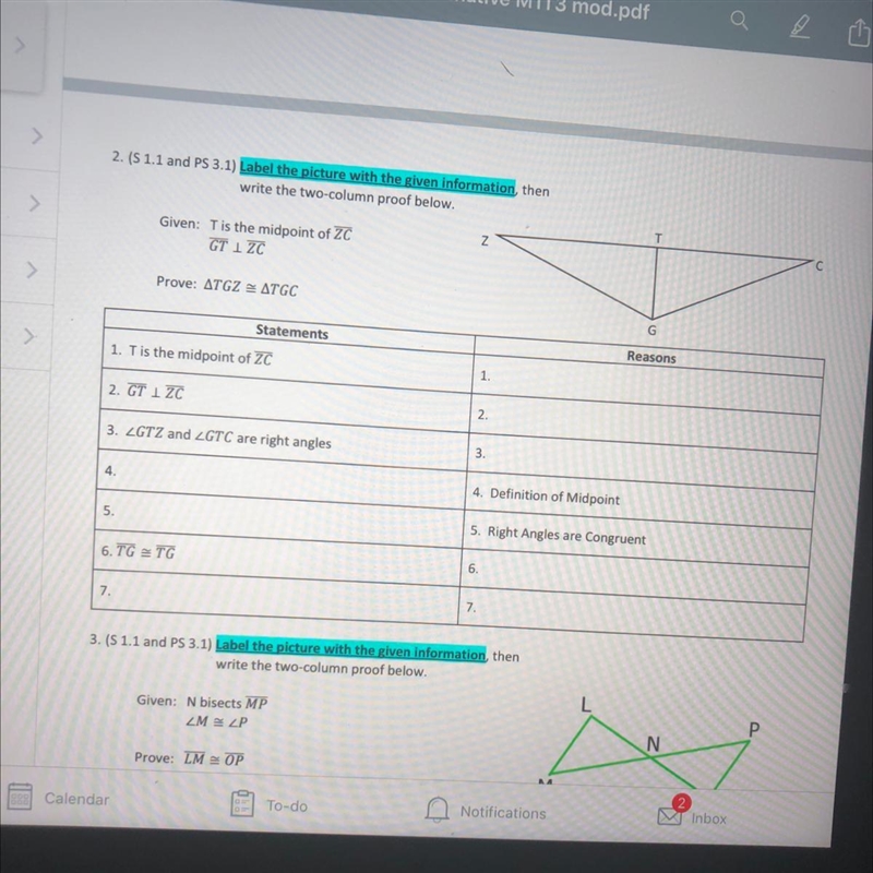 Can anybody help me please with question 2 please and thank you .I would really appreciate-example-1