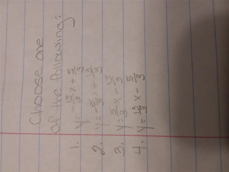 What is the equation of the line that goes through the point (-1,6) and (5,-4)-example-1