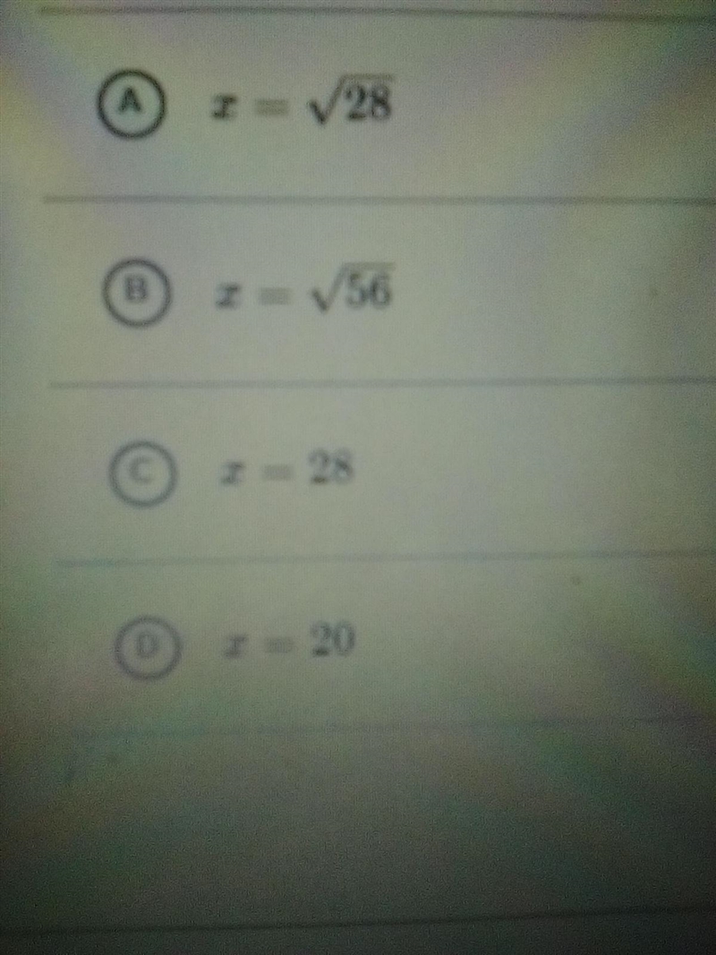 Find the value of x in the triangle shown below.-example-2