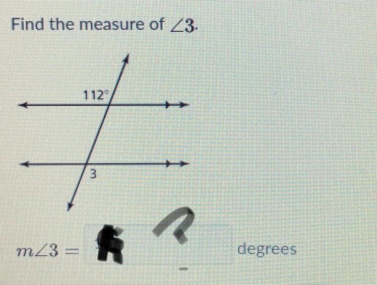 Find the measure of angle 3.-example-1