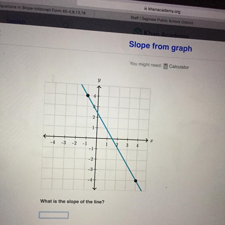 What is the slope ?????????-example-1