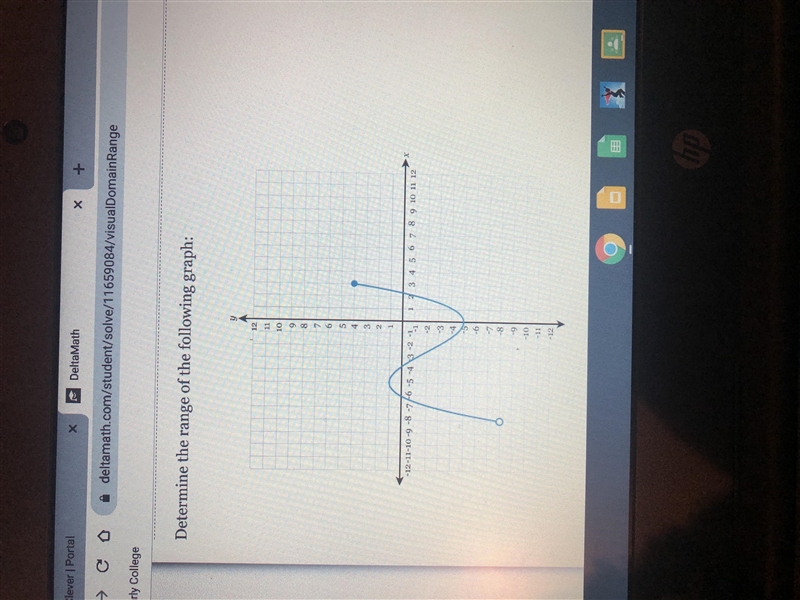 What could be the domain and range-example-1