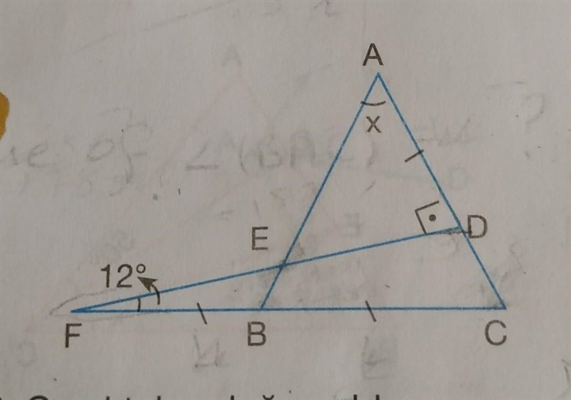 Look at the image. Point F, point B, and point C are linears. |AD|= |FB|= |BC| , [FD-example-1