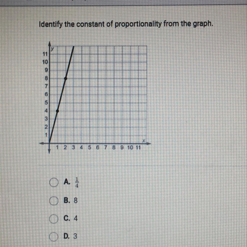 Please help me! ASAP 11 10 9 8 7 6 5 4 3 2 1 1 2 3 4 5 6 7 8 9 10 11 A. B. 8 C. 4 D-example-1