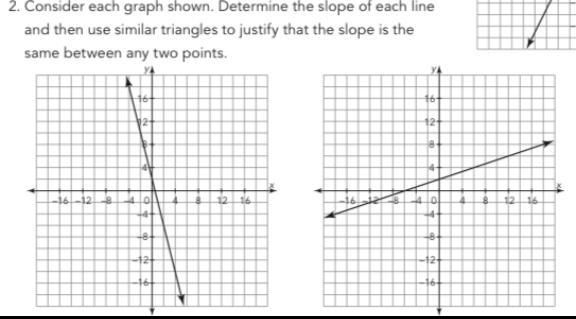 Please help me I got a bad grade and I need to redo them Find the slope-example-1