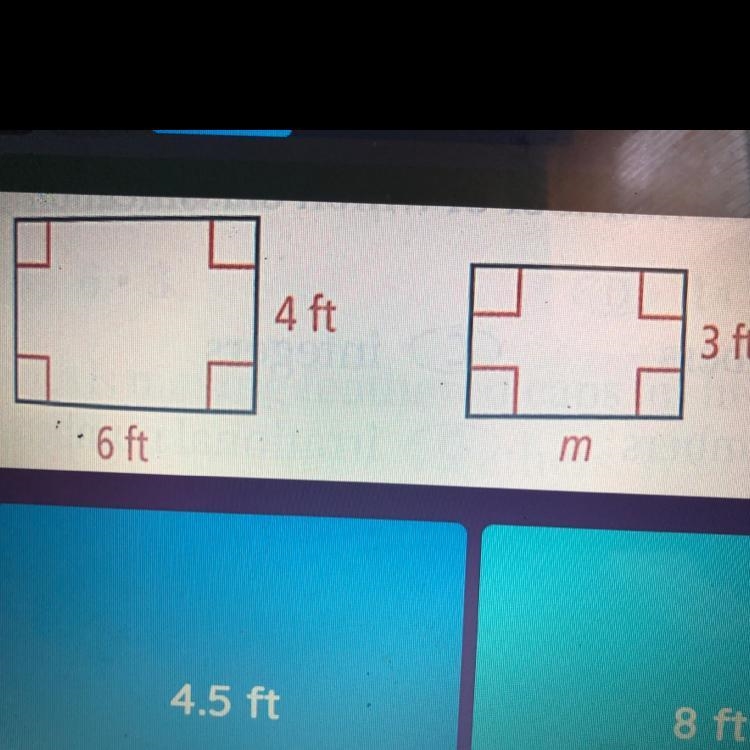 The figures are similar. Find the missing length-example-1