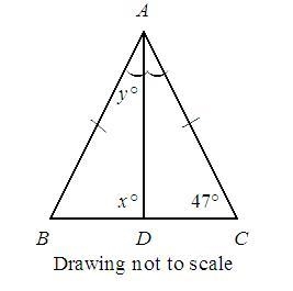 Find the values of X and Y-example-1