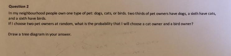 What is the probability that I will choose a cat owner and a bird owner. Please help-example-1