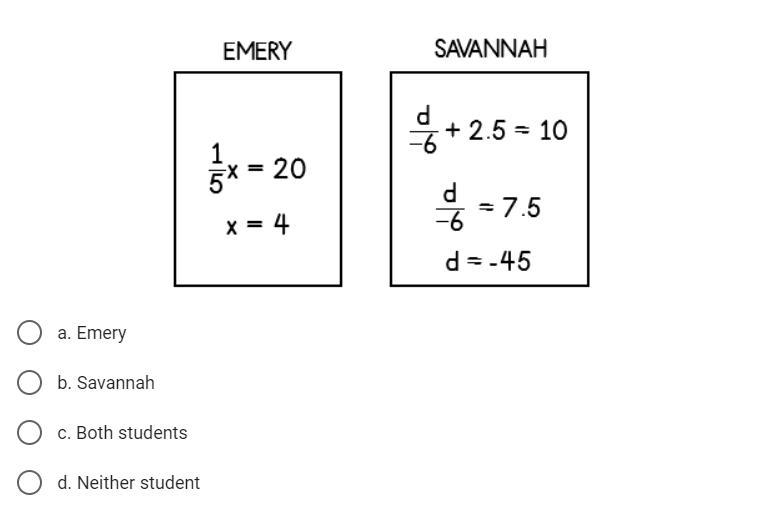 Which student correctly solved their equation below?-example-1