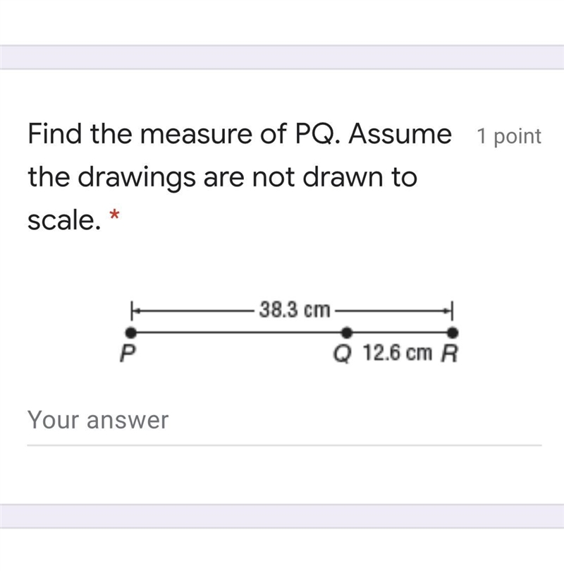 Find the measurement of PQ. Assume the drawings are not drawn to scale-example-1