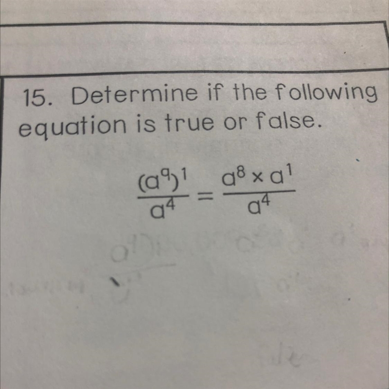 Help me please I don’t get it I put false and my teacher said it’s wrong-example-1