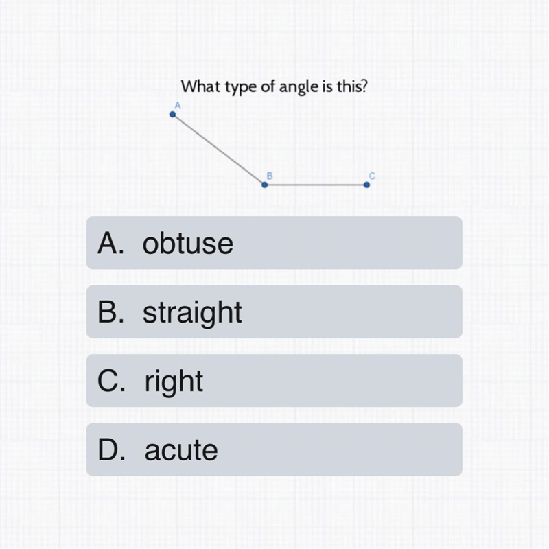 What type of angle is this?-example-1