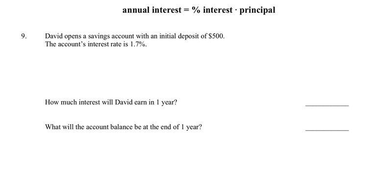 Will someone please tell me how to find the interest? Example problem is attached-example-1