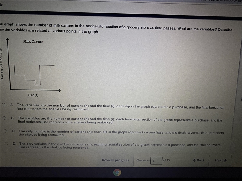 If someone can tell me the answer and how they got it that would be great-example-1