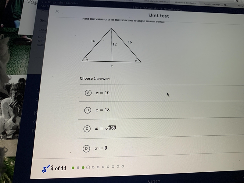 Help!!! Please!!! PRE ALG FIND x-example-1