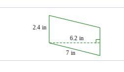 Find the area of the pallallelogram-example-1