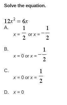 80 pts! Solve the equation. Please select the best answer from the choices provided-example-1