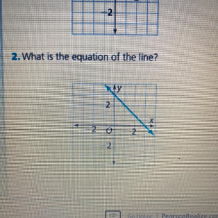 What is the equation of the line-example-1