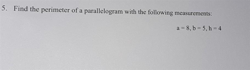 Please help me I'm so stress out .· Find the perimeter of a parallelogram with the-example-1