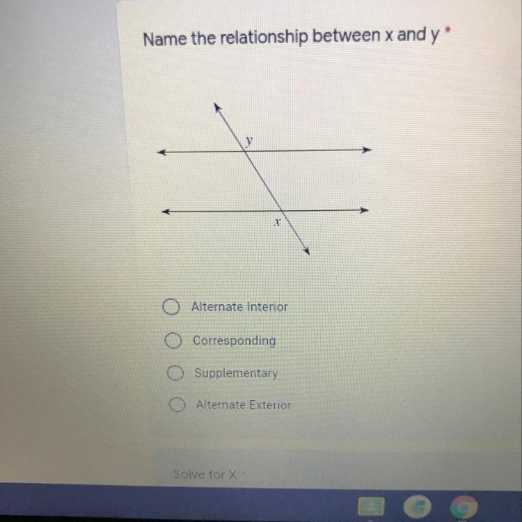 Name the relationship between x and y* . Can someone please help me-example-1