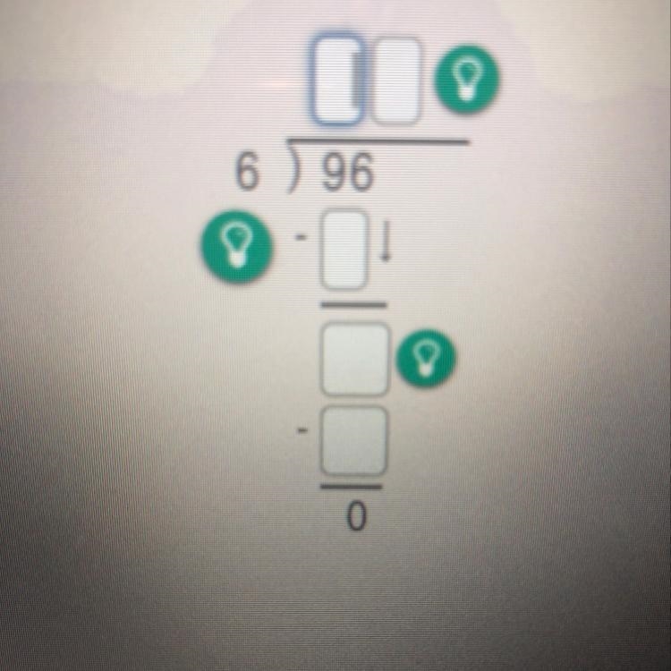 OK so I need to know what 96÷6 is and I know it is 16 but I need to know how to do-example-1