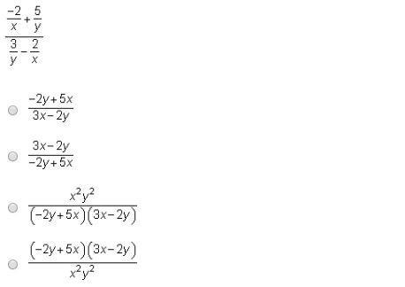 Which expression is equivalent to the following complex fraction? (SEE PICTURE / TROLL-example-1