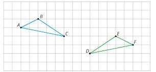 Triangle FED is the image of triangle ABC. Angle A corresponds with which angle? A-example-1