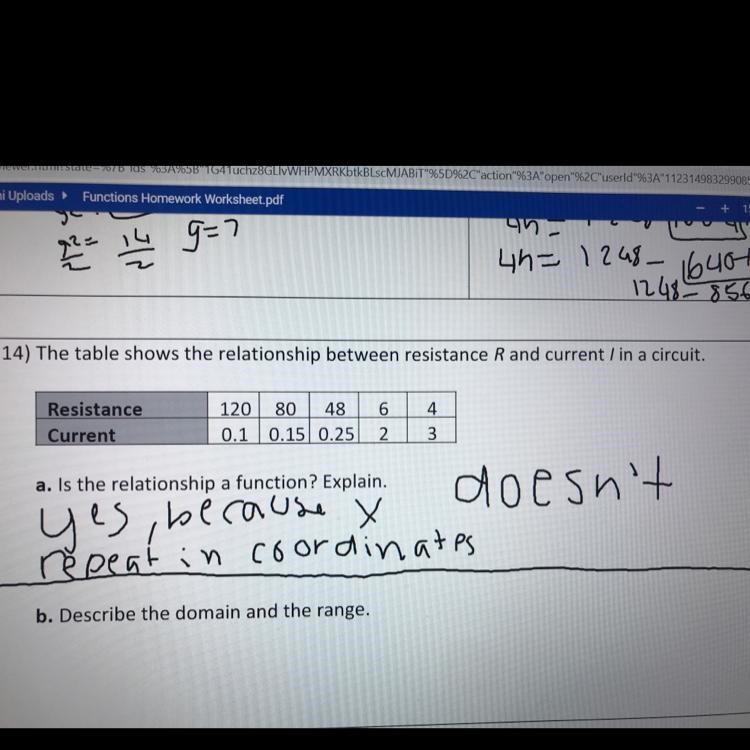 Describe the domain and range-example-1