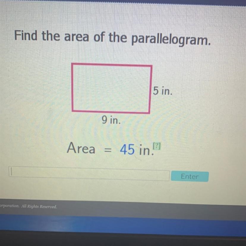 ￼ASAP HELP ME Find the area of the parallelogram-example-1