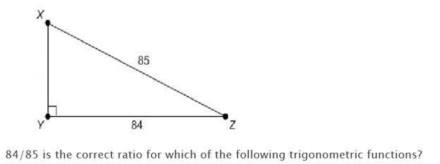 Question 4 options: tan Z cos X sin X sin Z-example-1