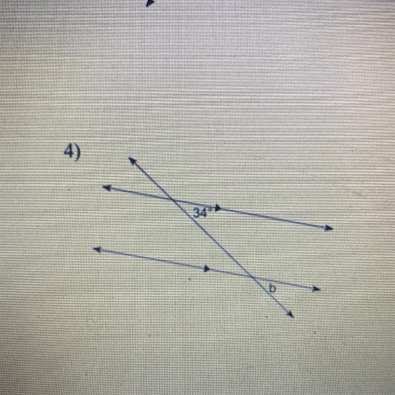 Name the pair of angle, Find the measure of angle b-example-1