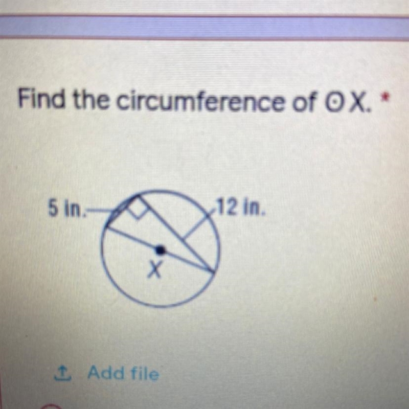 Please help me find the circumference of the circle!-example-1