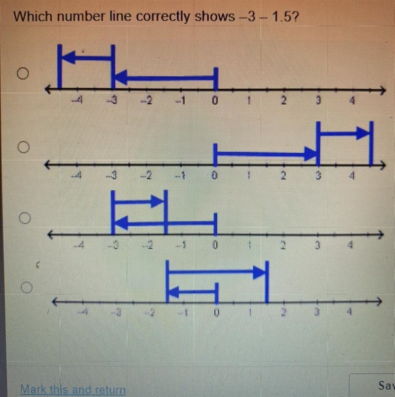 Which number line correctly shows -3- 1.5? Web 3 0 2 3 - 3 2 3 13 0 PLSS HURRY IM-example-1