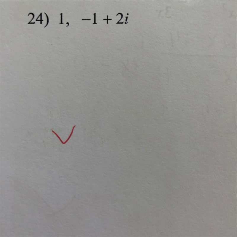 Write a polynomial function of least degree with integral coefficients that has the-example-1