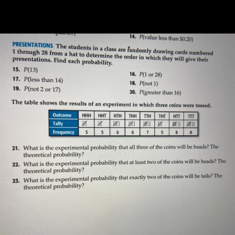 ASAP!! NEED HELP WITH ONLY 21 AND 23 !!!-example-1