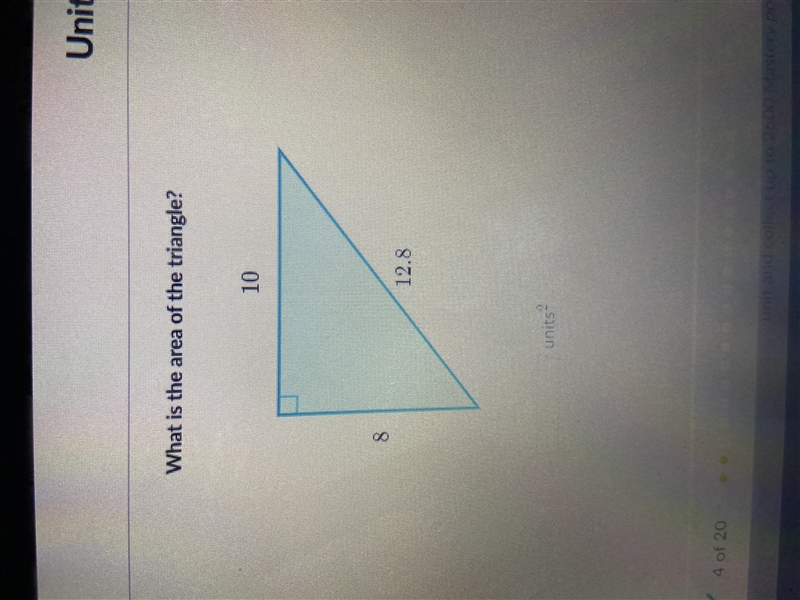 What is the area of the triangle?-example-1