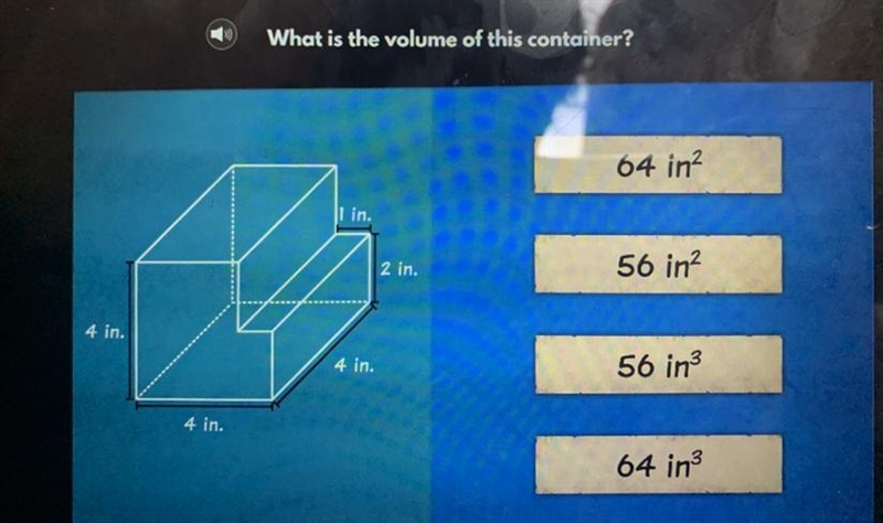 Can you help me with this question please /////// what is the volume of this container-example-1