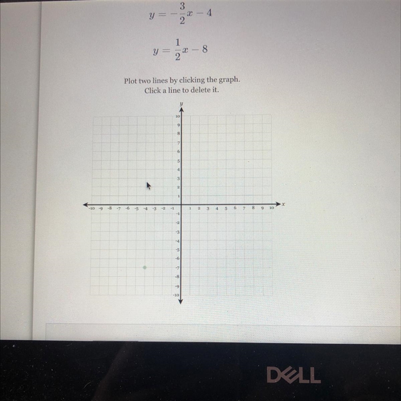 What is the graph lines and solution-example-1