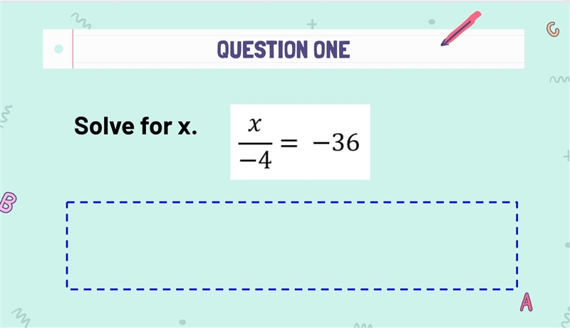 QUESTION ONE Solve for x.-example-1