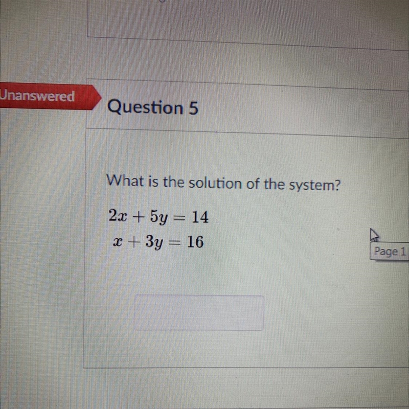 Urgent!!! What is the solution of the system?-example-1