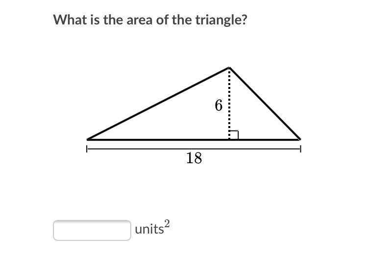 **HELP ME ASAP! THANKS** What is the area of the triangle?-example-1