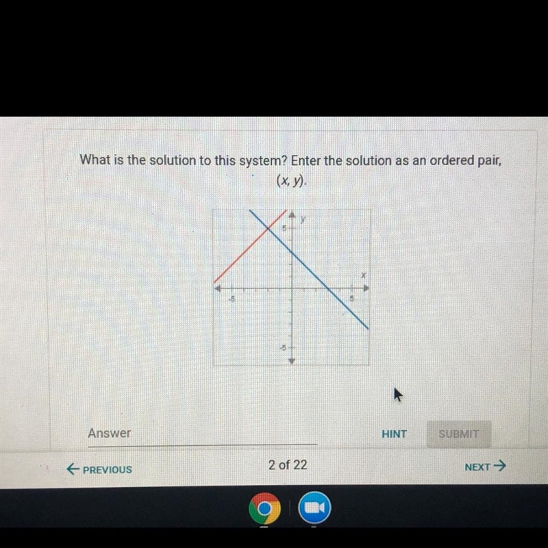 What is the solution to this system? Enter the solution as an ordered pair, (x, y-example-1