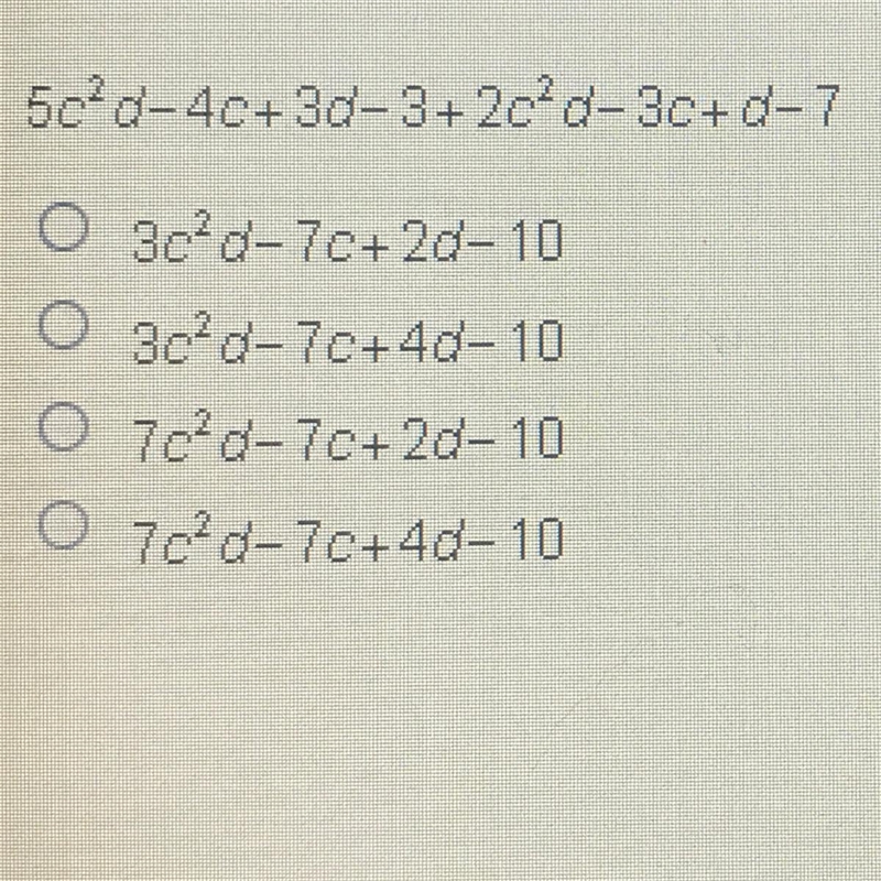 HURRY THIS IS MY LAST QUESTION What is the simplified form of the expression?-example-1