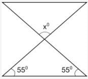 Find the measure of angle x in the figure below:-example-1